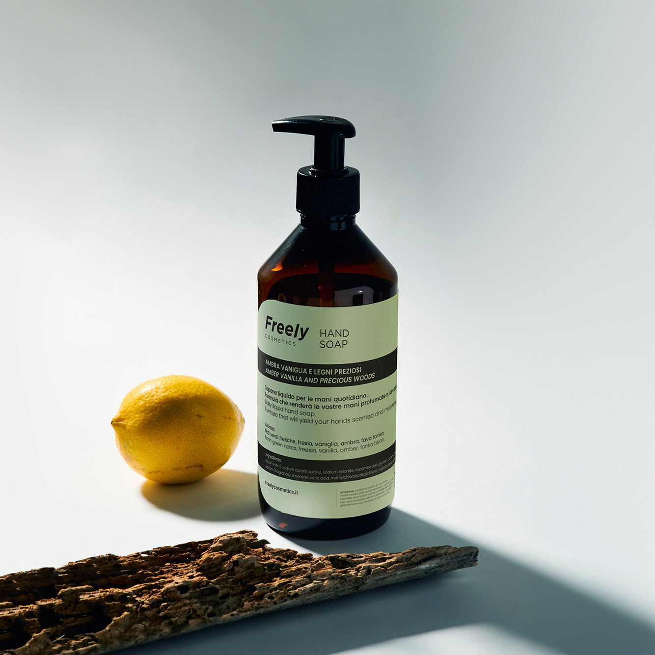 Sapone Mani — Ambra, Vaniglia e Legni Preziosi
